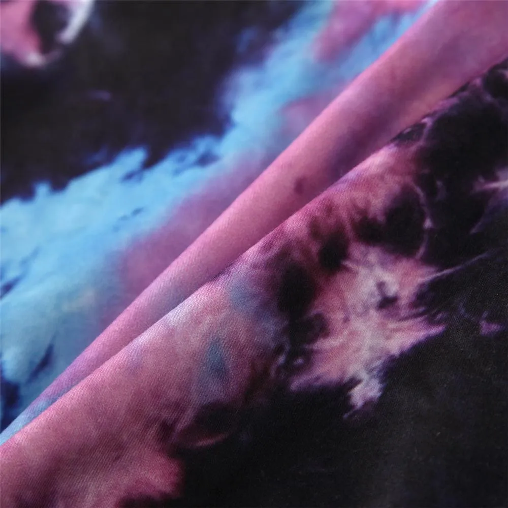 Unisex Long-Sleeve Tie Dye Long Sleeve Top & Pants Wholesale Little Girl Boutique Clothing